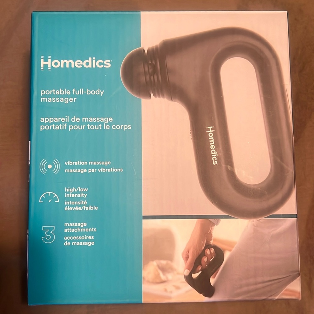 NWT Homedics Portable Full Body Massager